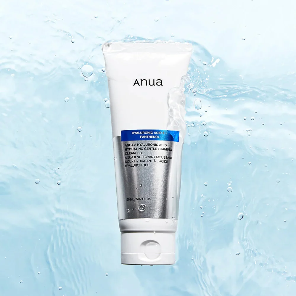 Anua 8 Hyaluronic Acid Hydrating Gentle Foaming Cleanser, 150ml - Image 2