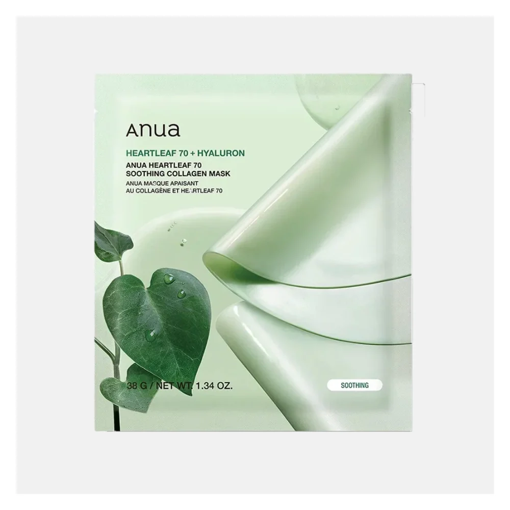 Anua Heartleaf 70 Soothing Collagen Mask, 38g