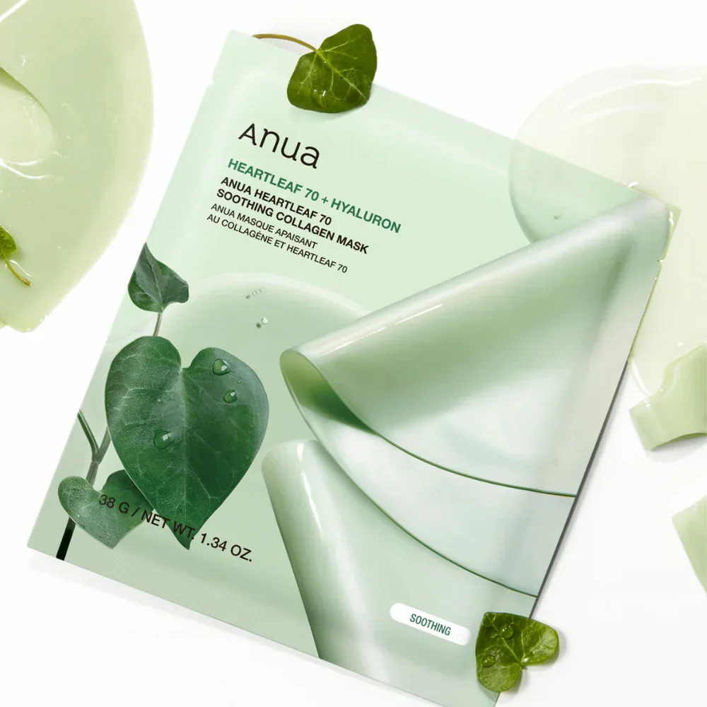 Anua Heartleaf 70 Soothing Collagen Mask, 38g - Image 2