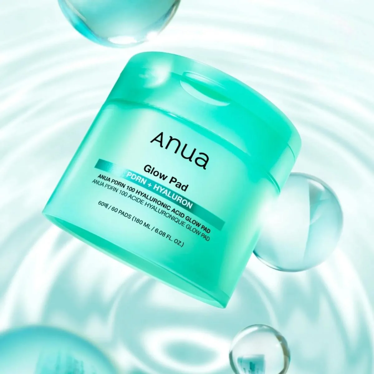 Anua PDRN 100 Hyaluronic Glow Pad, 60 dischetti - Image 3