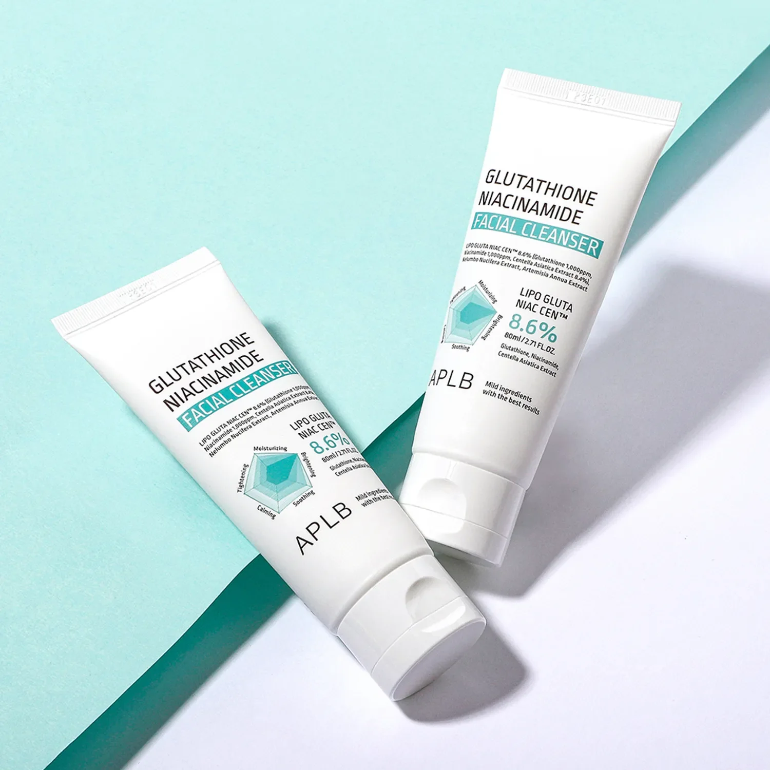 APLB Glutathione Niacinamide Facial Cleanser, 80ml - Image 3