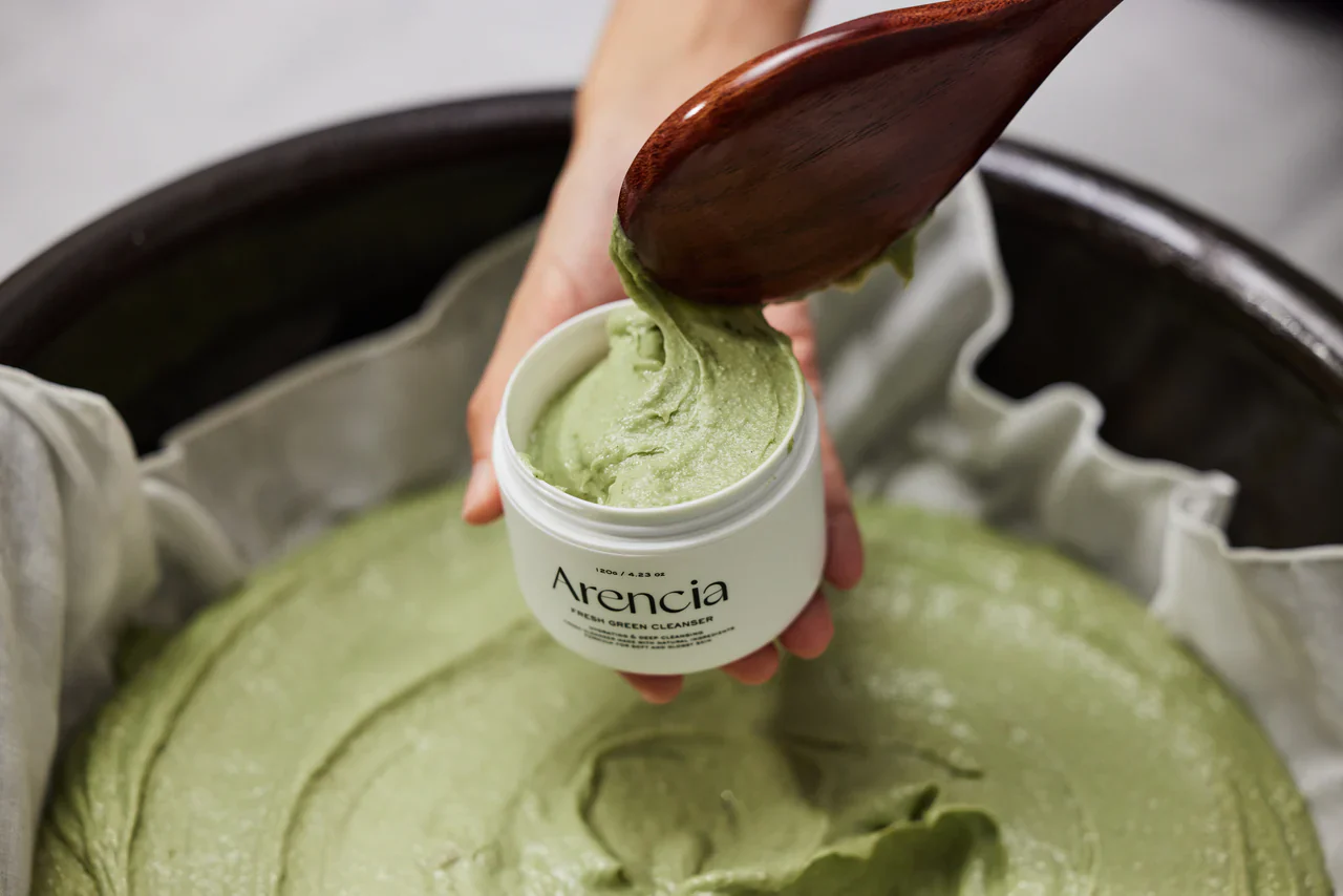 Arencia Fresh Green Rice Mochi Cleanser, 120g - Image 3