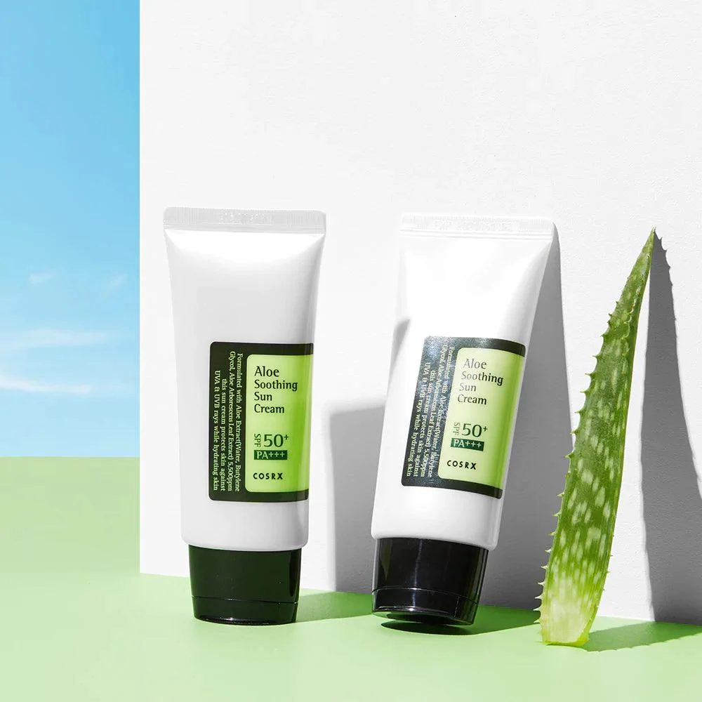 COSRX Aloe Soothing Sun Cream, 50ml - Image 3