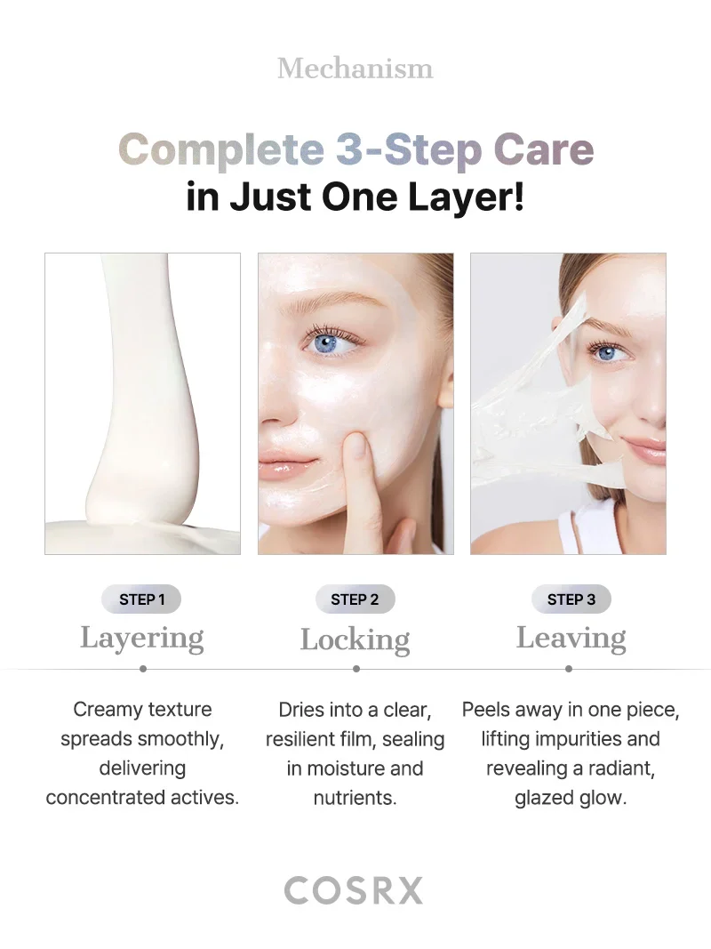 COSRX PDRN Exosome Skinplaning Glaze Mask, 50ml - Image 3
