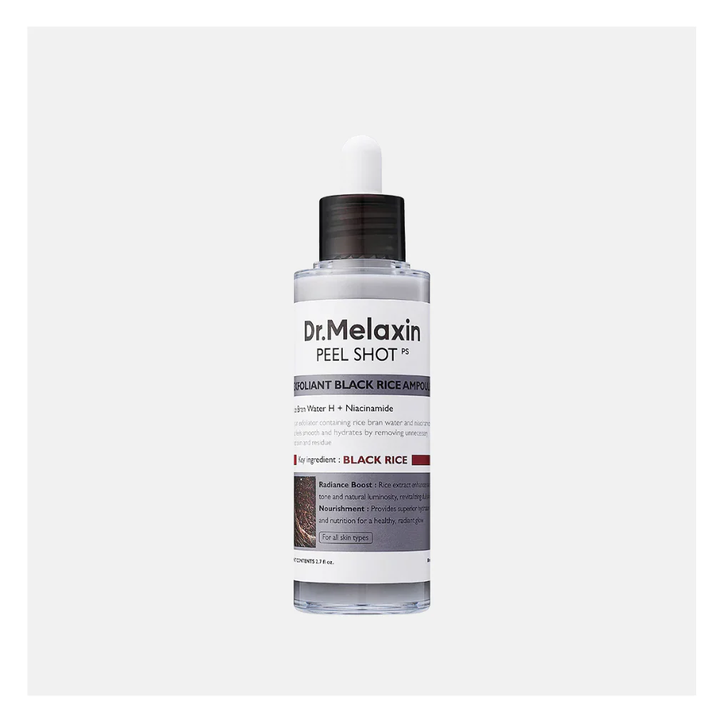 Dr. Melaxin Peel Shot Exfoliating Black Rice Ampoule, 80ml