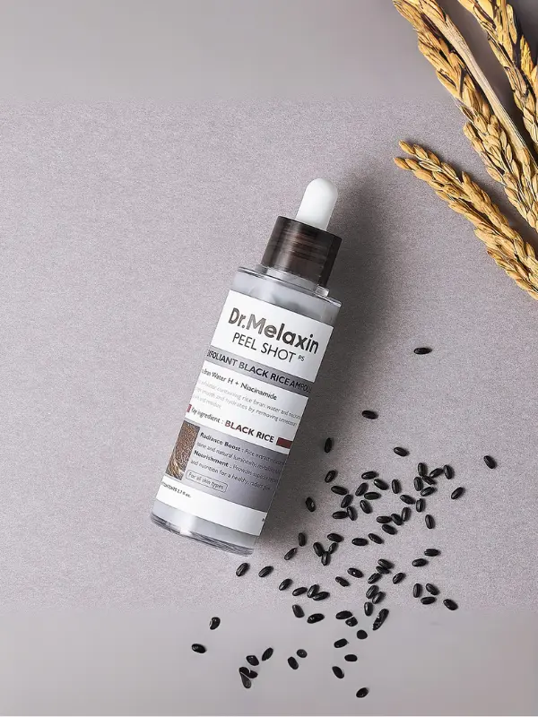 Dr. Melaxin Peel Shot Exfoliating Black Rice Ampoule, 80ml - Image 3
