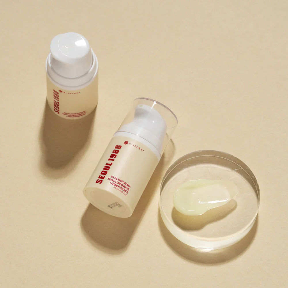 KSECRET SEOUL 1988 Cream: Retinal Liposome 1% + Fermented Rice, 50ml - Image 3