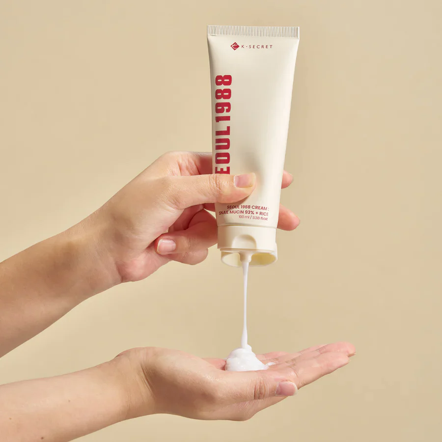 KSECRET SEOUL 1988 Cream: Snail Mucin 93% + Rice, 100ml - Image 2