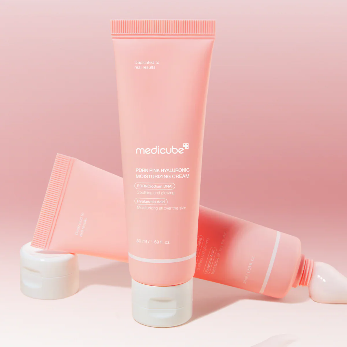 MEDICUBE PDRN Pink Hyaluronic Moisturizing Cream, 50ml - Image 2