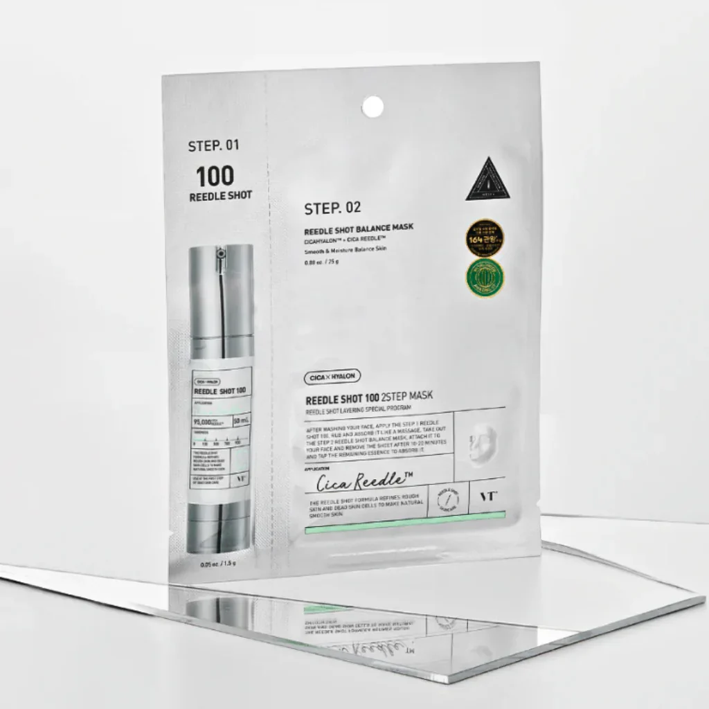 VT COSMETICS Mild Reedle Shot 100 2-Step Mask - Image 2