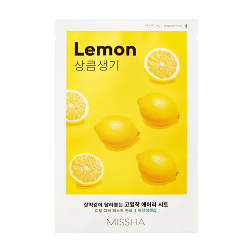 Missha Airy Fit Sheet Mask, Limone