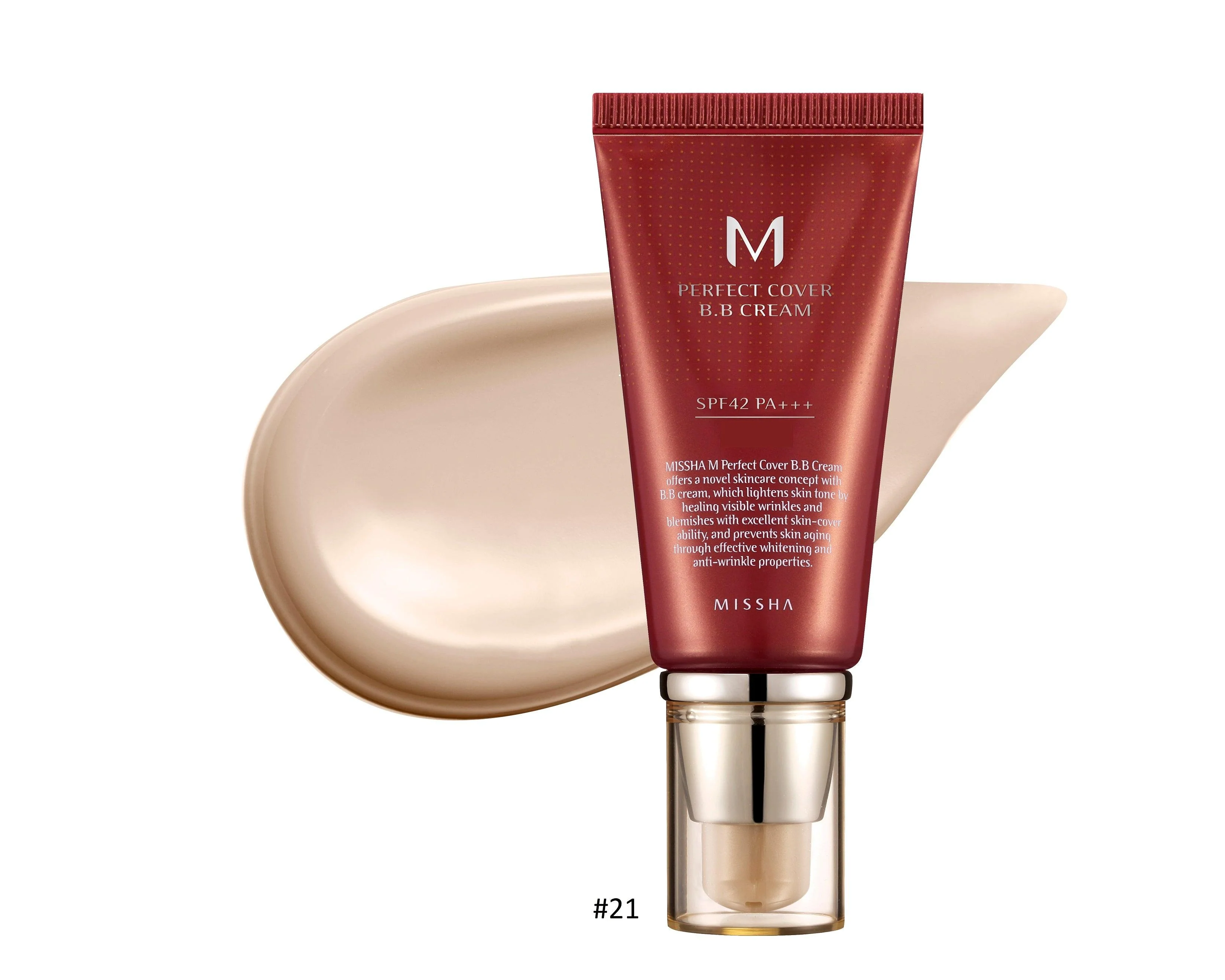 MISSHA Perfect Cover BB Cream SPF 42 PA+++, 50ml, 3 colori - Image 4