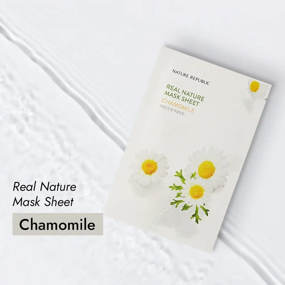 Nature Republic Real Nature Sheet Mask Chamomile, 23ml - Image 2