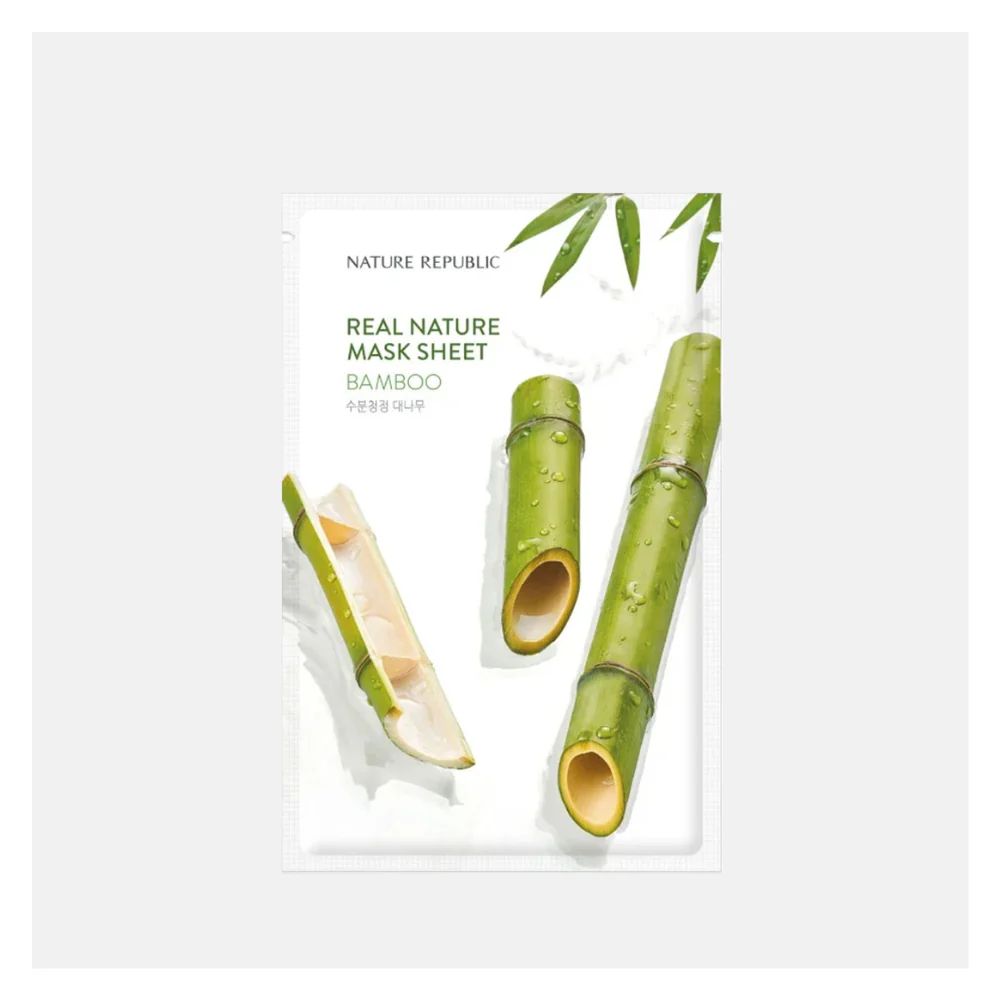 Nature Republic Real Nature Sheet Mask Bamboo, 23ml