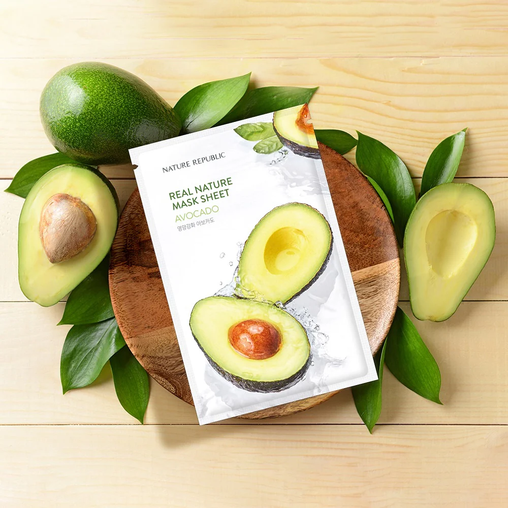 Nature Republic Real Nature Sheet Mask Avocado, 23ml - Image 2