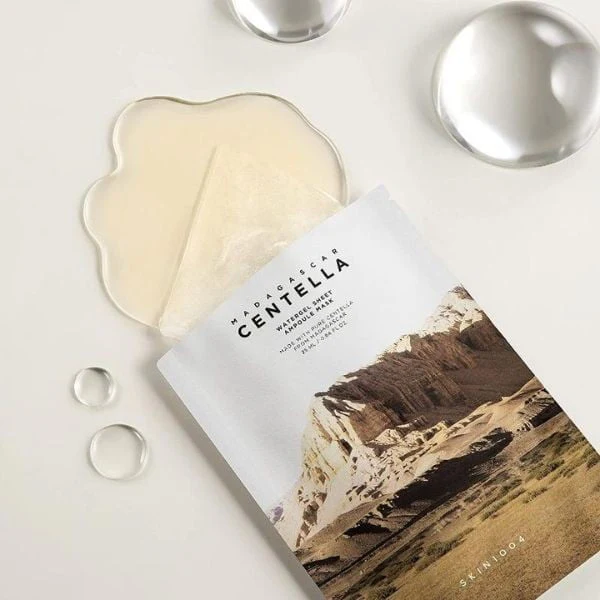 SKIN1004 Madagascar Centella Watergel Sheet Ampoule Mask, 25ml - Image 2