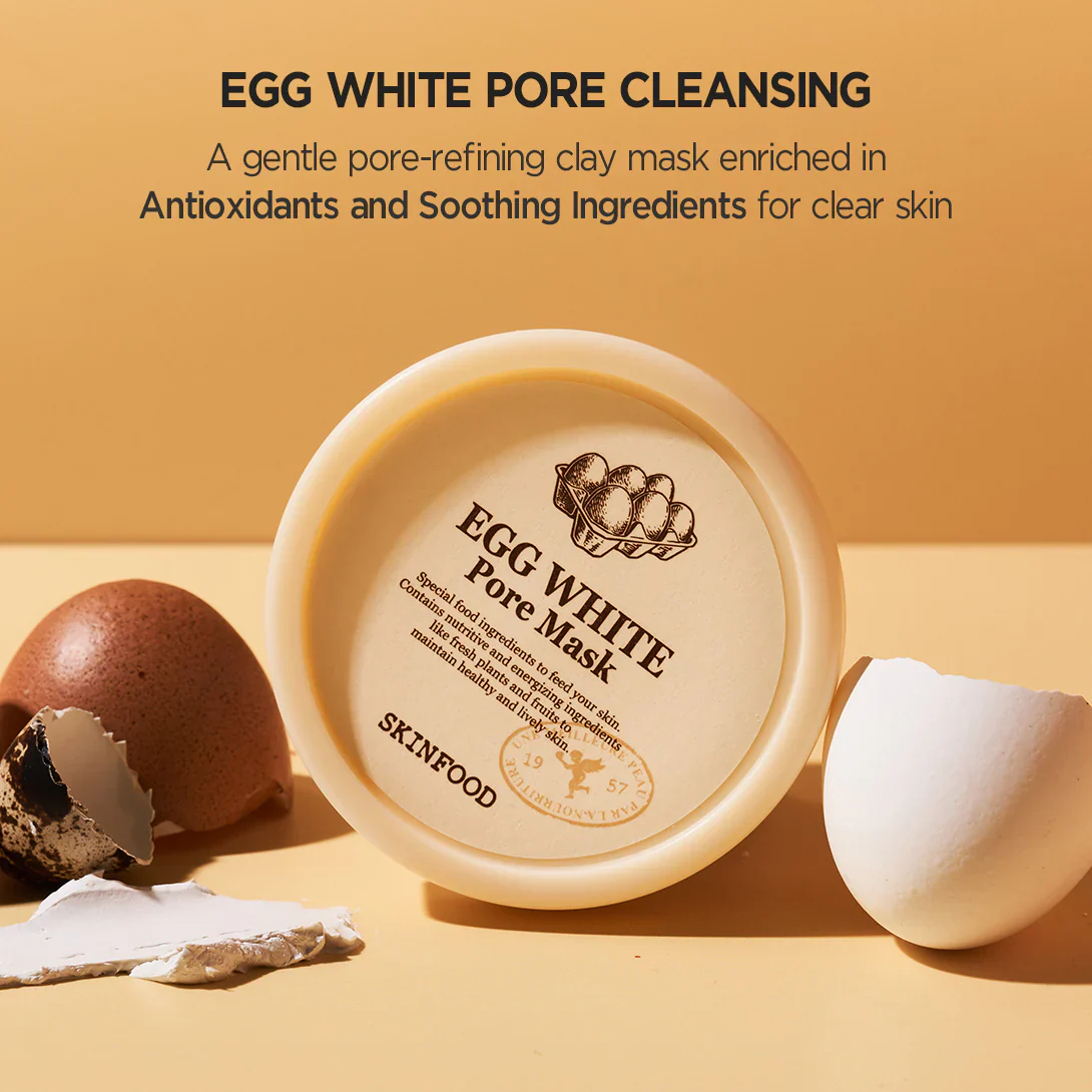 SKINFOOD Egg White Pore Mask, 125g - Image 3