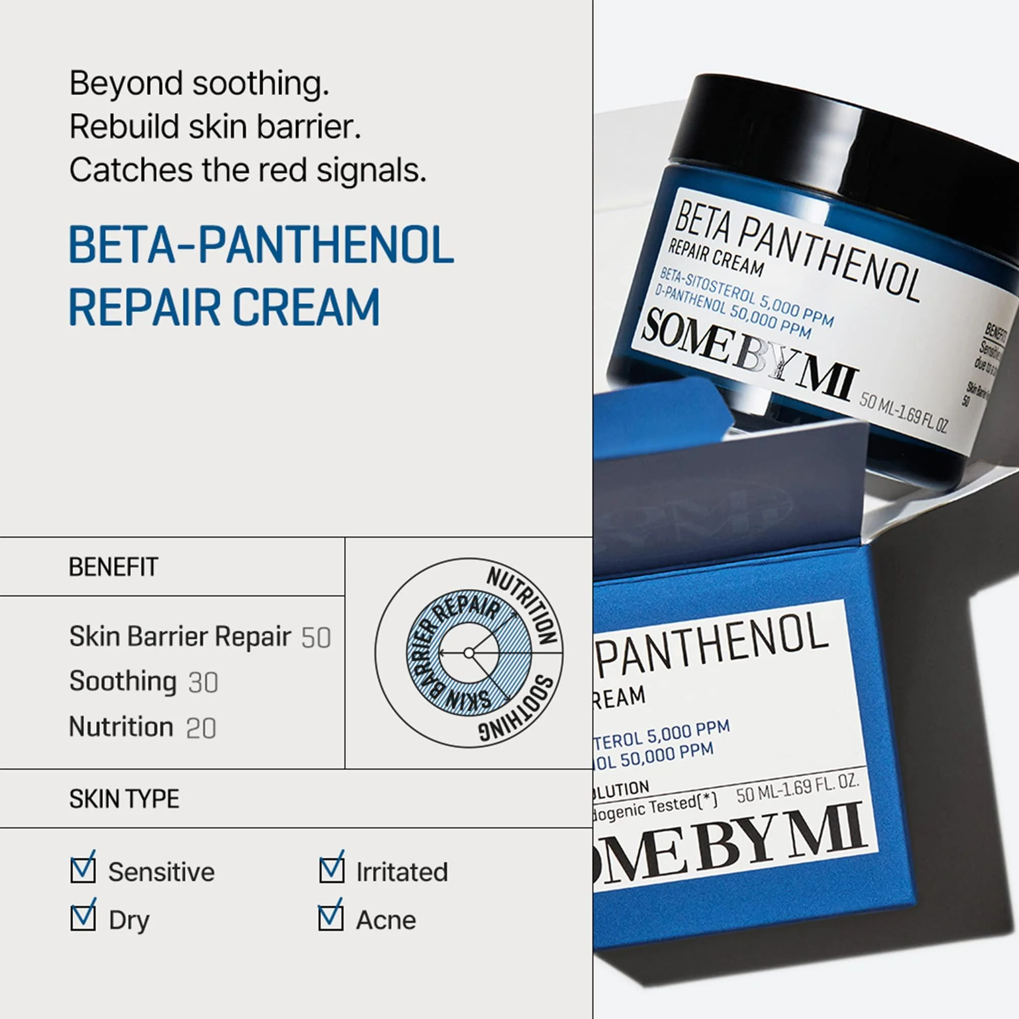 SOMEBYMI Beta Panthenol Repair Cream, 50ml - Image 3