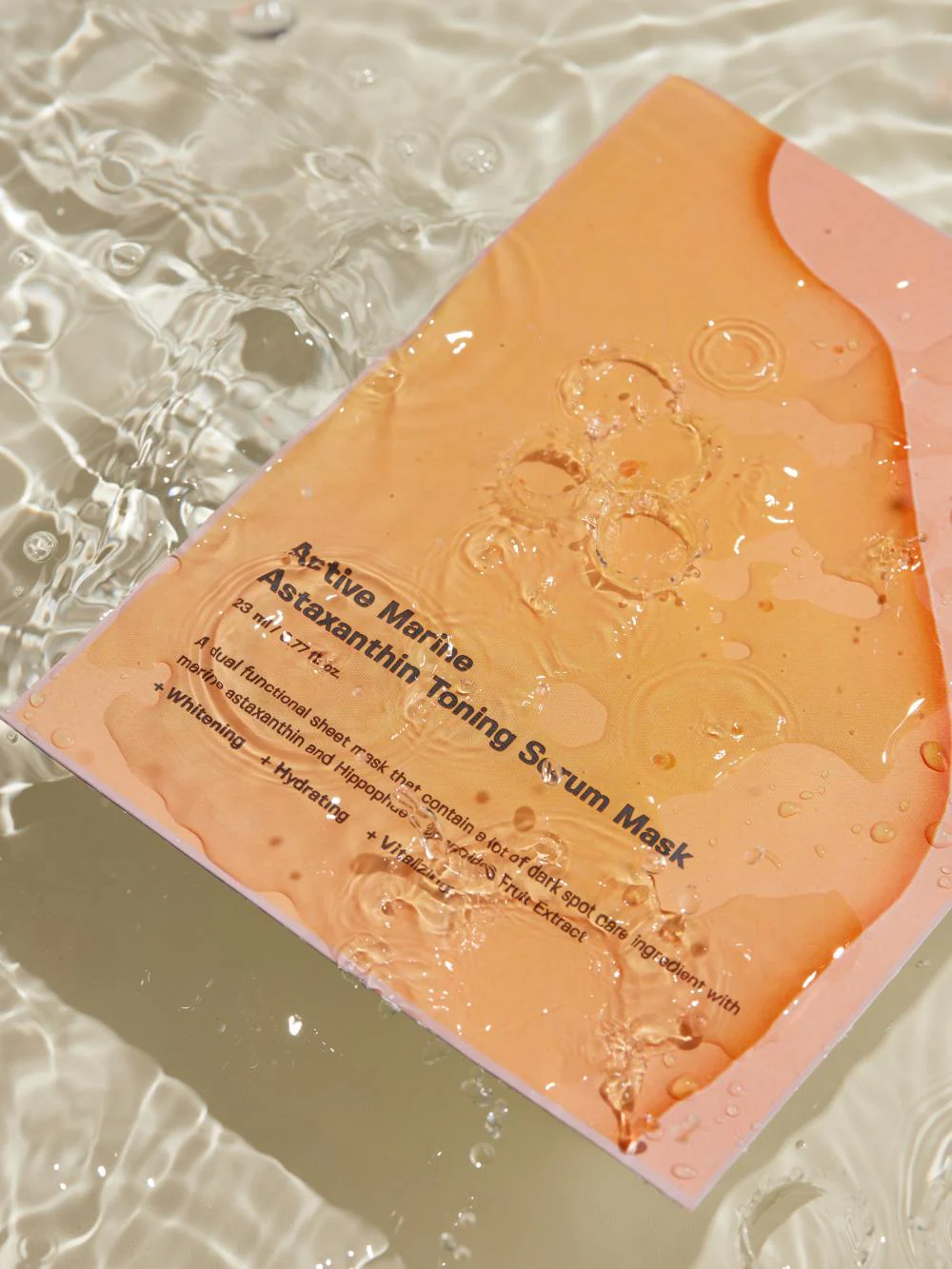 Sungboon Editor Active Marine Astaxanthin Toning Serum Mask, 23ml - Image 2