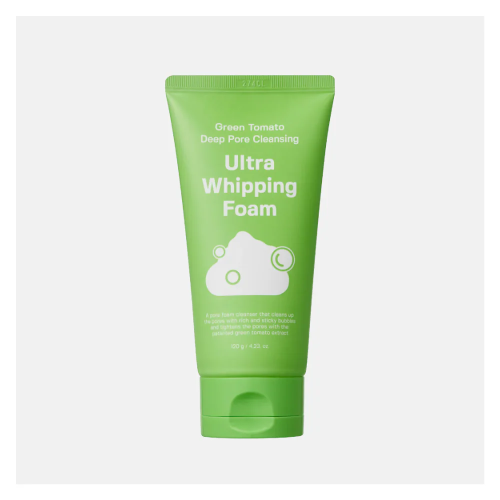 Sungboon Editor Green Tomato Deep Pore Cleansing Ultra Whipping Foam, 120g