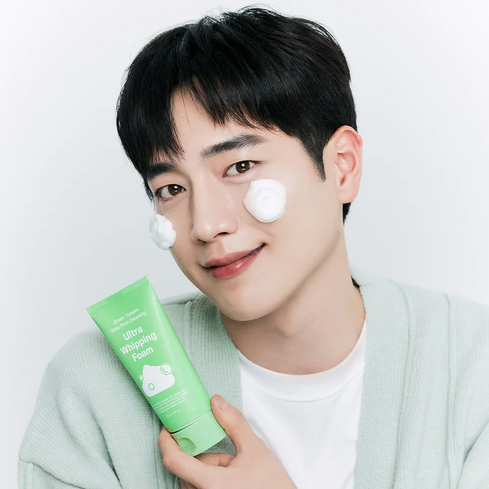 Sungboon Editor Green Tomato Deep Pore Cleansing Ultra Whipping Foam, 120g - Image 2