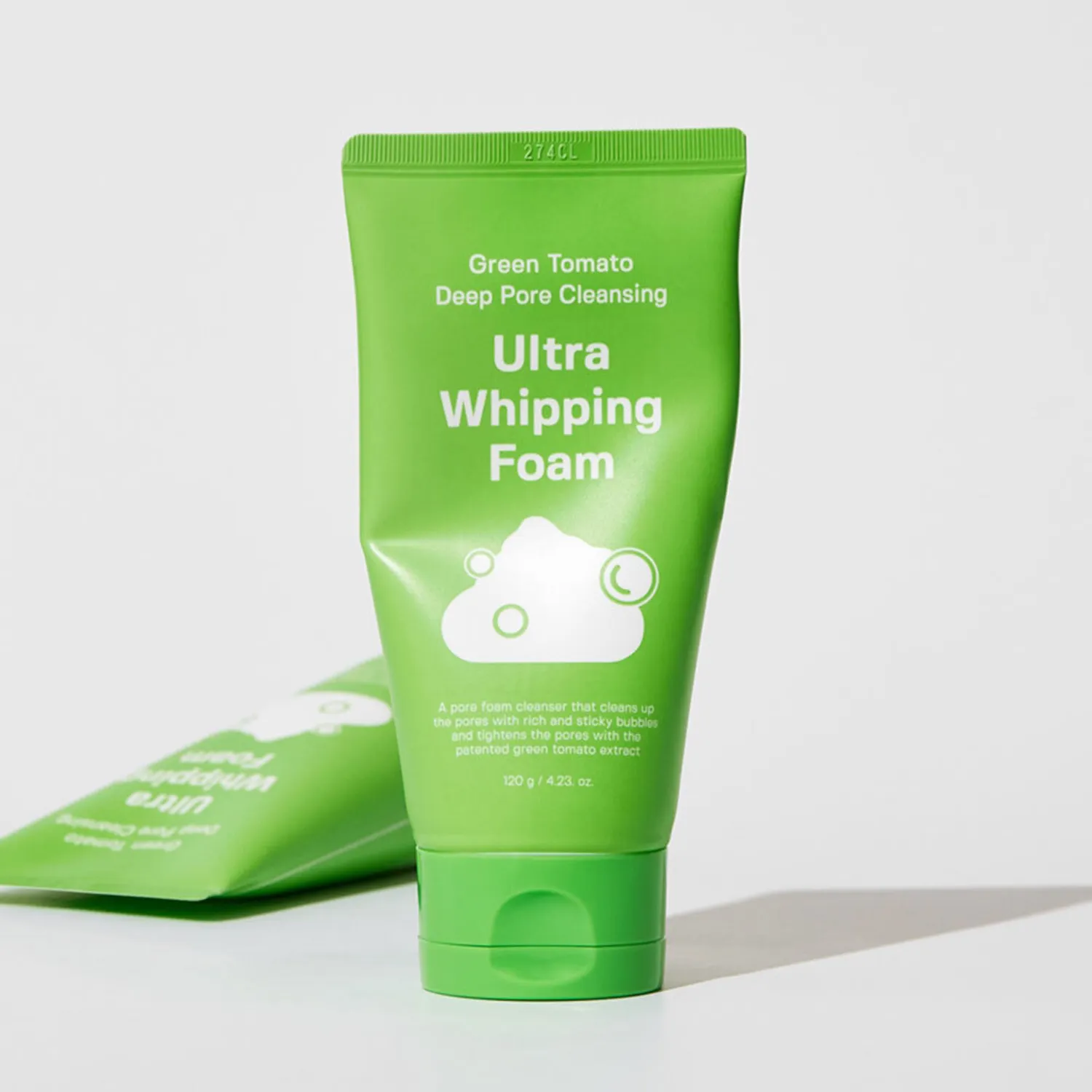 Sungboon Editor Green Tomato Deep Pore Cleansing Ultra Whipping Foam, 120g - Image 3