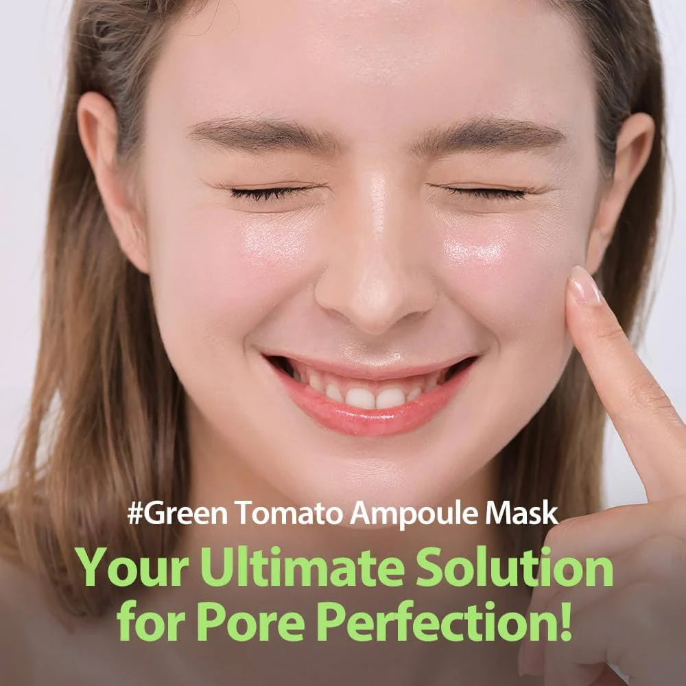 Sungboon Editor Green Tomato Pore Lifting Ampoule Mask, 23 g - Image 3