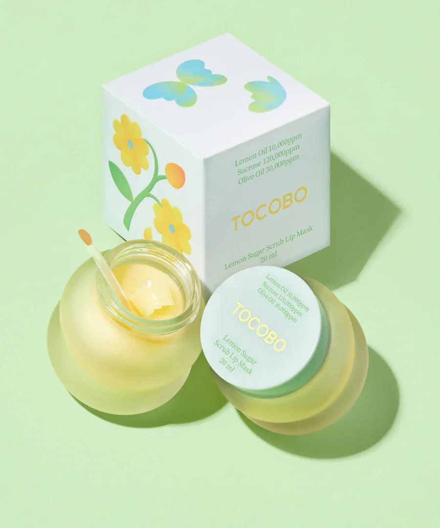 TOCOBO Lemon Sugar Scrub Lip Mask, 20ml - Image 3