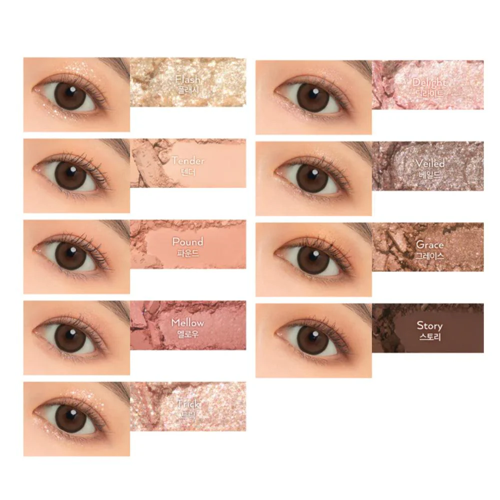 Unleashia - Glitterpedia Eye Palette - 3 All of Coralpink - Image 4