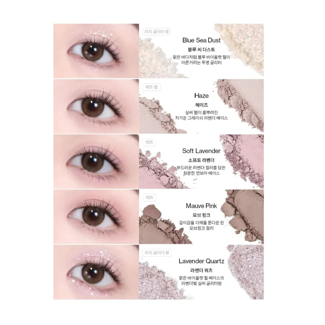 Unleashia - Glitterpedia Eye Palette - 4 All of Lavender Fog - Image 4