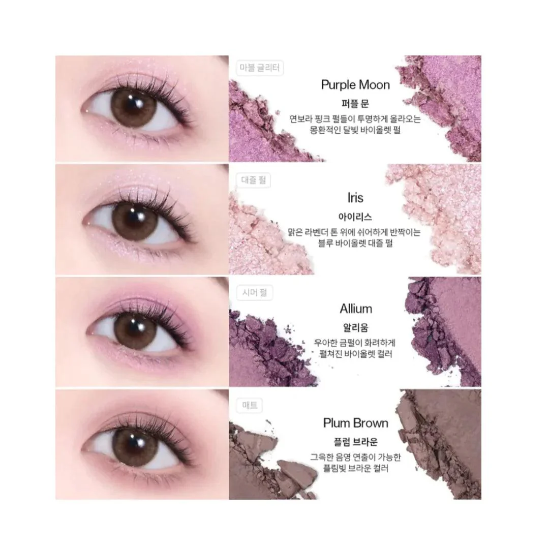 Unleashia - Glitterpedia Eye Palette - 4 All of Lavender Fog - Image 5