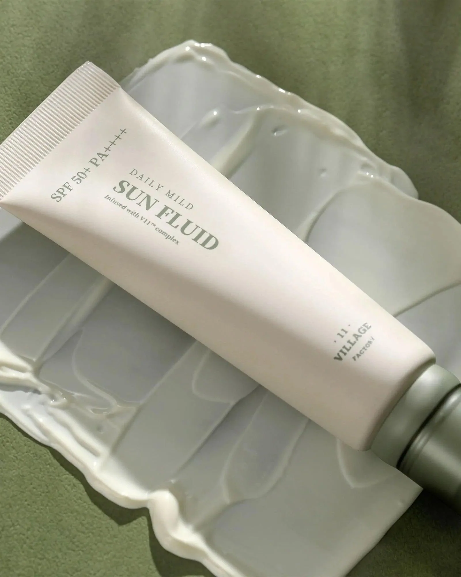 VILLAGE 11 FACTORY Daily Mild Sun Fluid, SPF 50+ PA++++, 50ml - Image 3