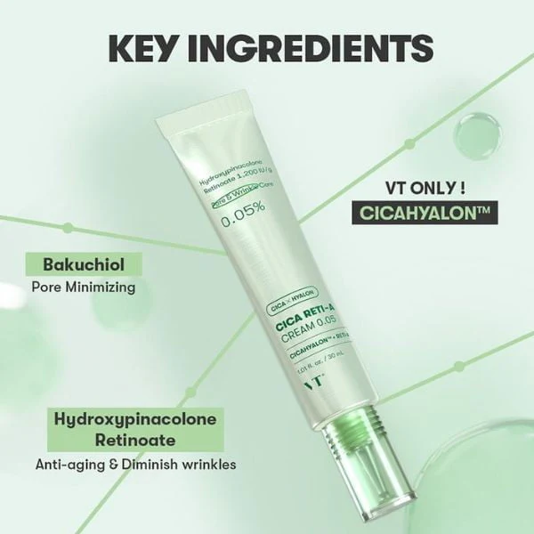 VT COSMETICS Cica RETI-A Cream 0.05, 30ml - Image 3