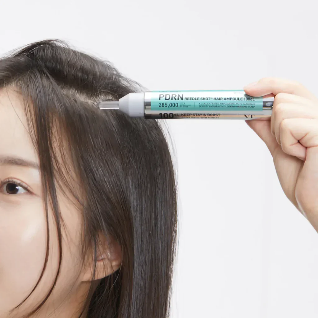 VT COSMETICS PDRN Reedle Shot Hair Ampoule 100dL, 15ml - Image 2